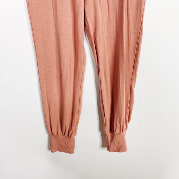 La Miel Poppy Drawstring Sweat Pants Lounge Medium M Pockets Lisle Stretch - Picture 4 of 10